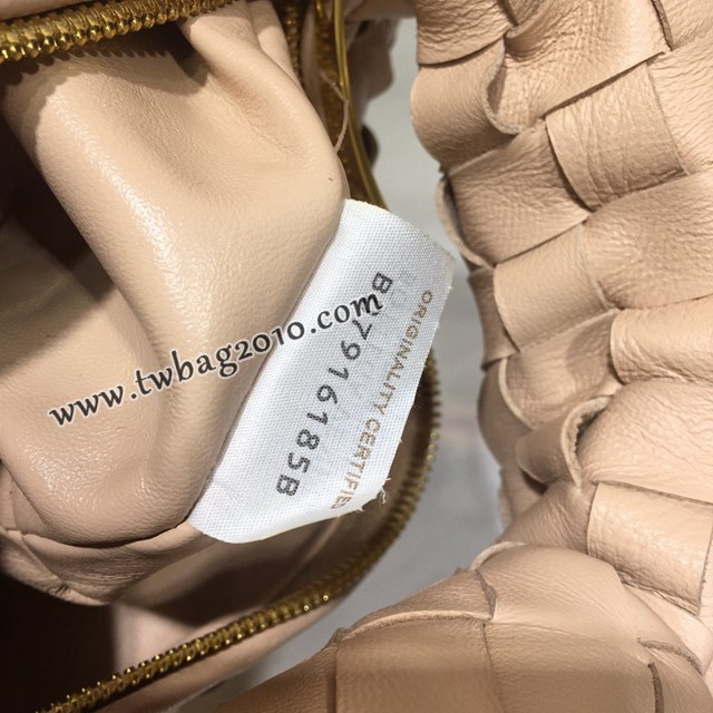 Bottega veneta高端女包 98080 寶緹嘉小號羊皮手工編織女包 BV爆款jodie新版本2代編織打結圓形hobo包  gxz1142
